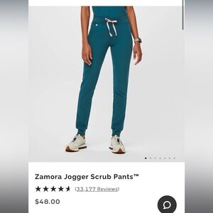 FIGS Zamora Jogger Carribean Blue